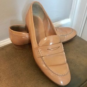 J. Crew Nude Patent Loafers